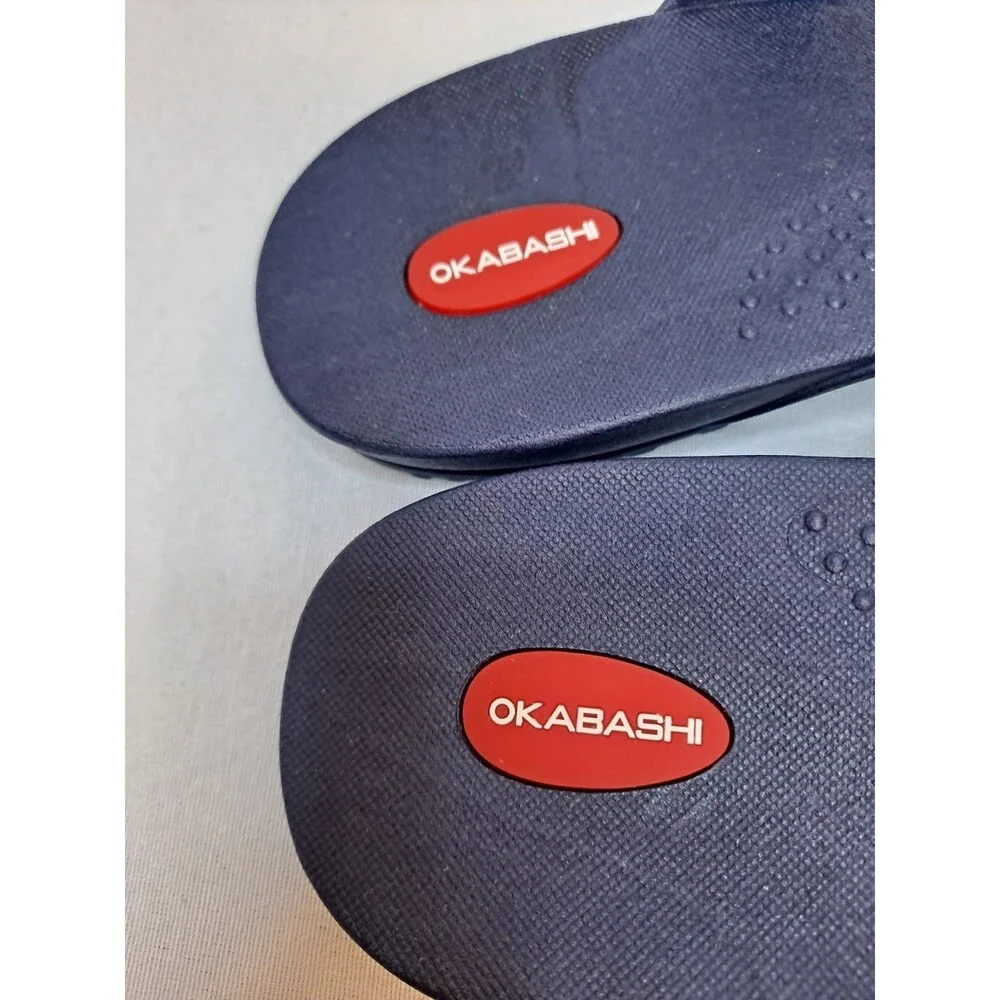 Okabashi Men's Slide Sandals Size XXL (12-13) Blue